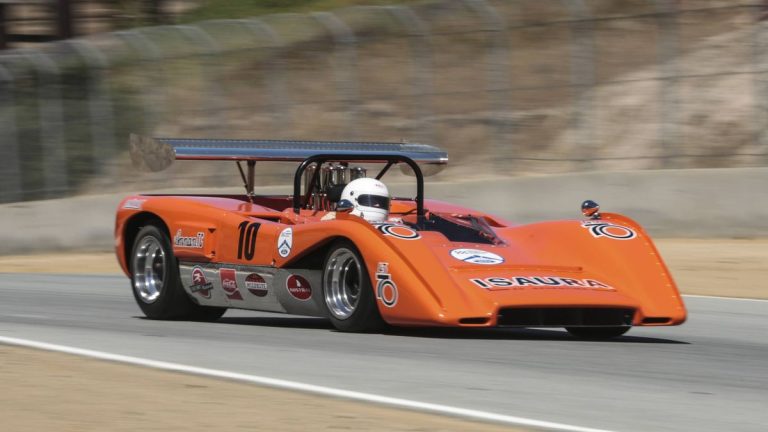 As seen in action photos and race results, modern and old muscle cars are taking over historic Laguna Seca