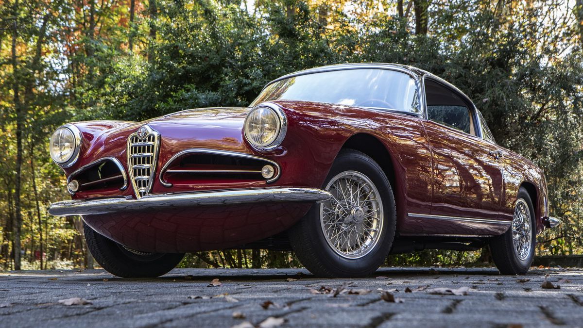 1957's Best Picture Winner the car being auctioned today is an Alfa Romeo 1900C Super Sprint