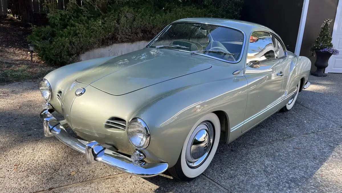 Today's Bring A Trailer Auction Pick Is A 1959 VW Karmann Ghia Coupe