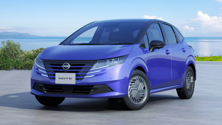 The 2024 Nissan Note looks just like the Y2K concept car