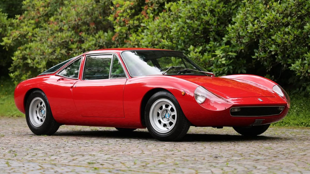 A unique 1965 De Tomaso Vallelunga supercar is for sale at Bring a Trailer