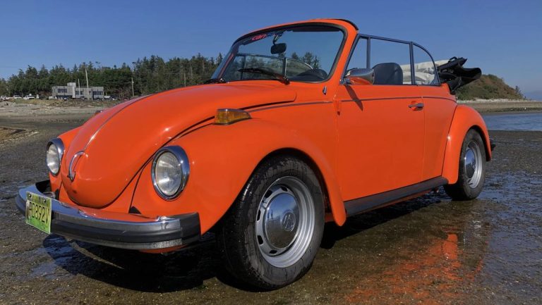 Powered by batteries in 1978, The Bring a Trailer Auction car that we like is the Volkswagen Beetle Convertible