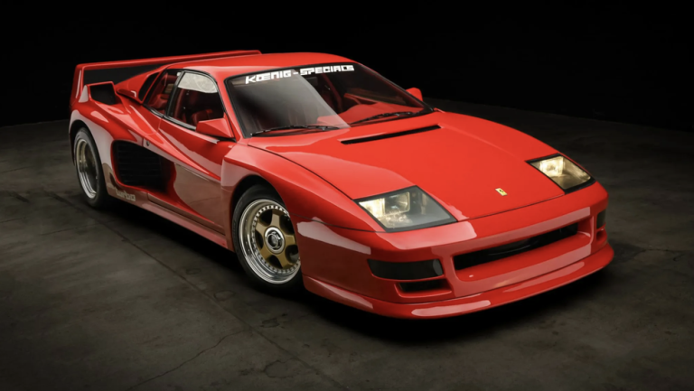 Current Trailer pick is the 1985 Ferrari Testarossa Koenig Specials Competition II