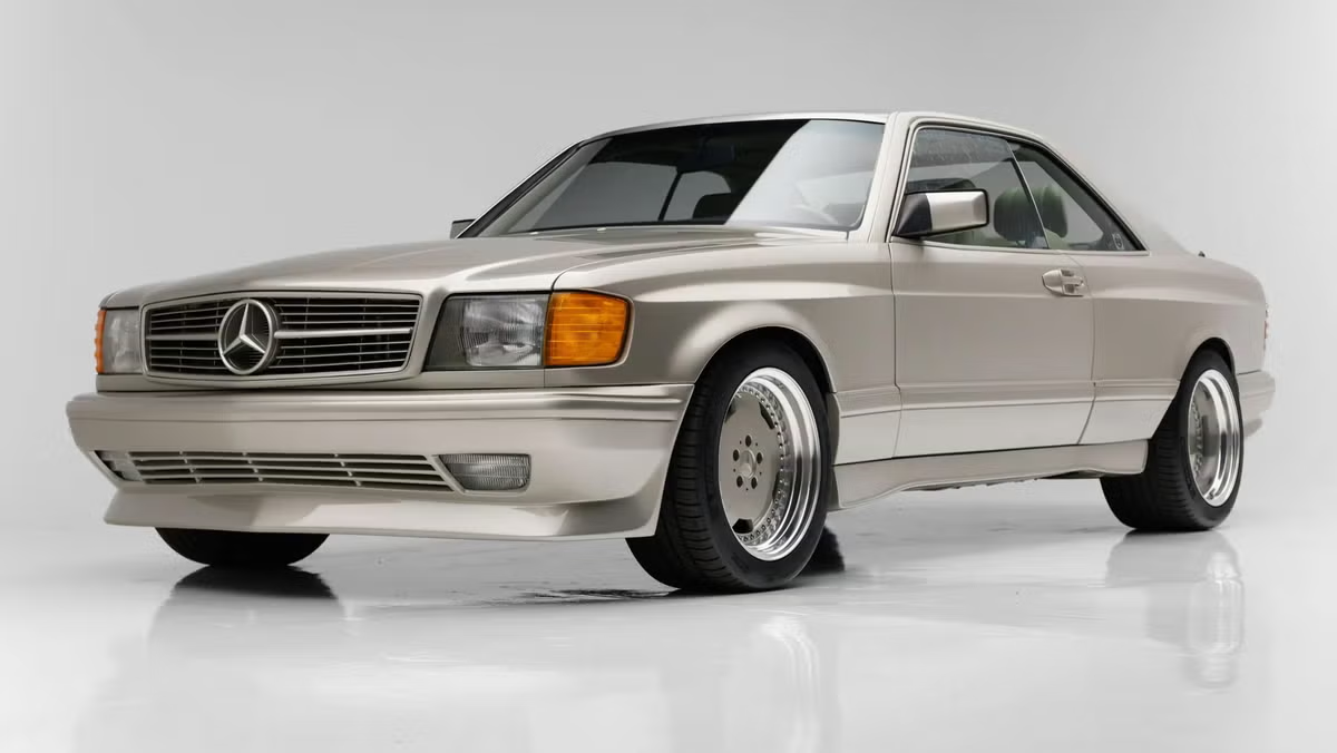 1990 Mercedes-Benz 560SEC With A Widebody And 6.2-Liter AMG V-8 Discovered On Bring A Trailer