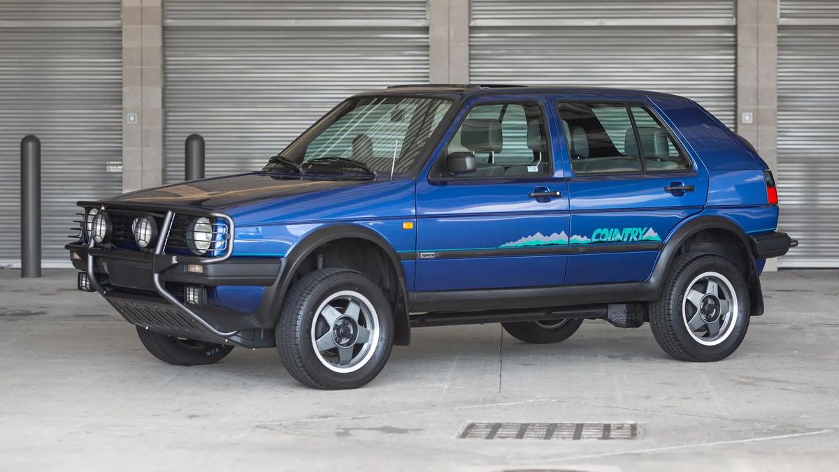 A unique 1991 VW Golf Country is for sale at Bring a Trailer