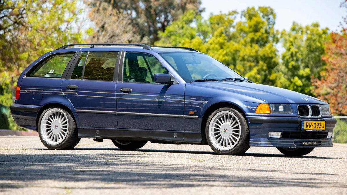 The 1996 BMW Alpina B3 Touring Discovery is ready for action