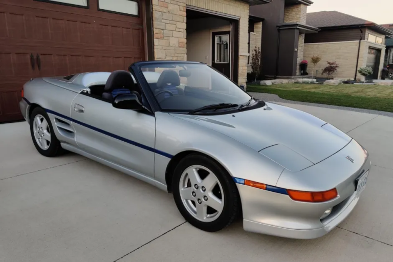 Only 100 Toyota MR2 convertibles were ever made, and this is one of them