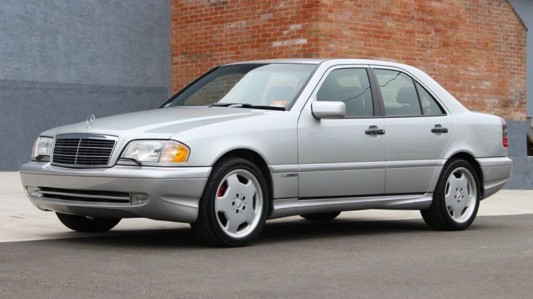 The pick of the day at the Bring a Trailer Auction is a 1999 Mercedes-Benz C43 AMG