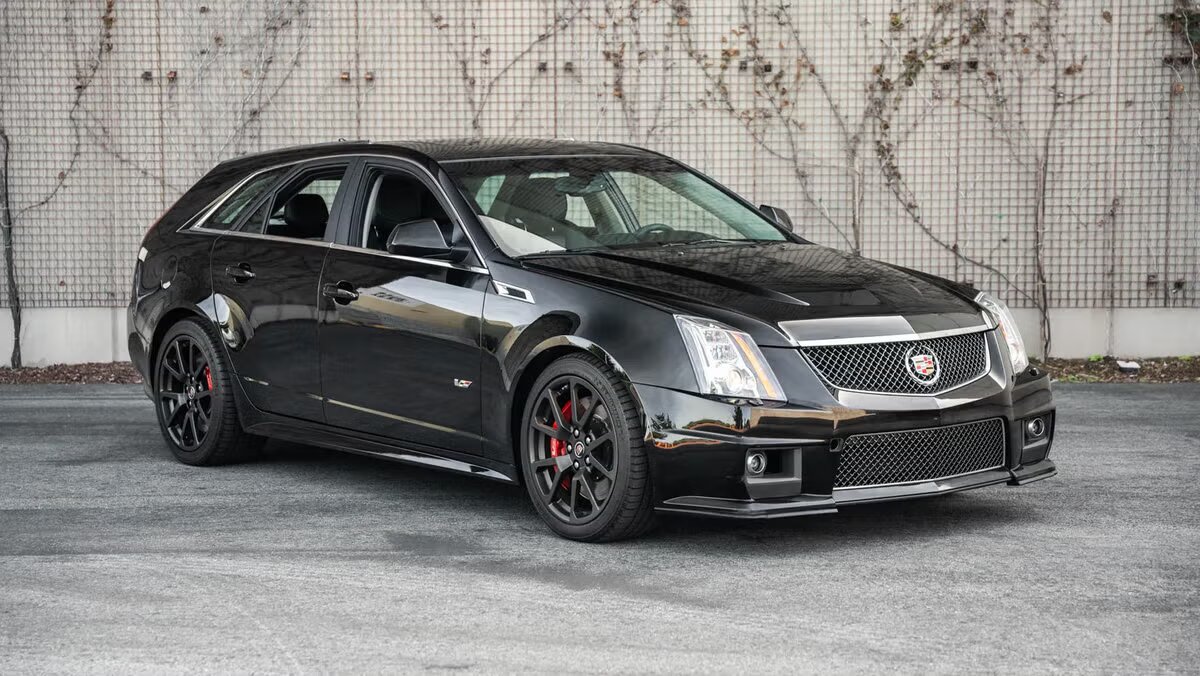 The Bring A Trailer Find For Today Is A 2014 Cadillac CTS-V Six-Speed Wagon