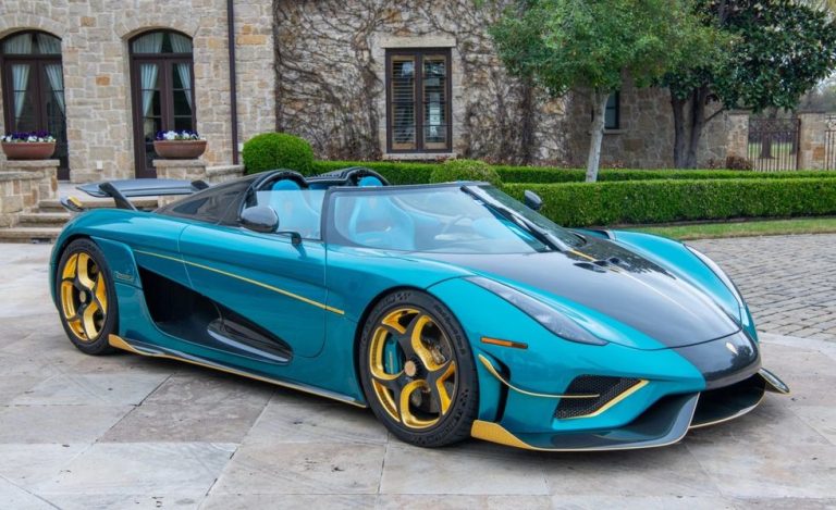 The Bring-a-Trailer Auction will feature a 2021 Koenigsegg Regera with “Candy” paint