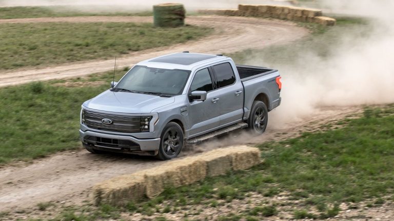 The 2024 Ford F-150 Lightning costs at least $52,090