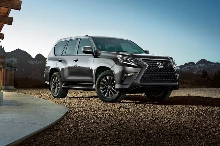 The 2024 Lexus GX is boxy, so even the windshield looks flat