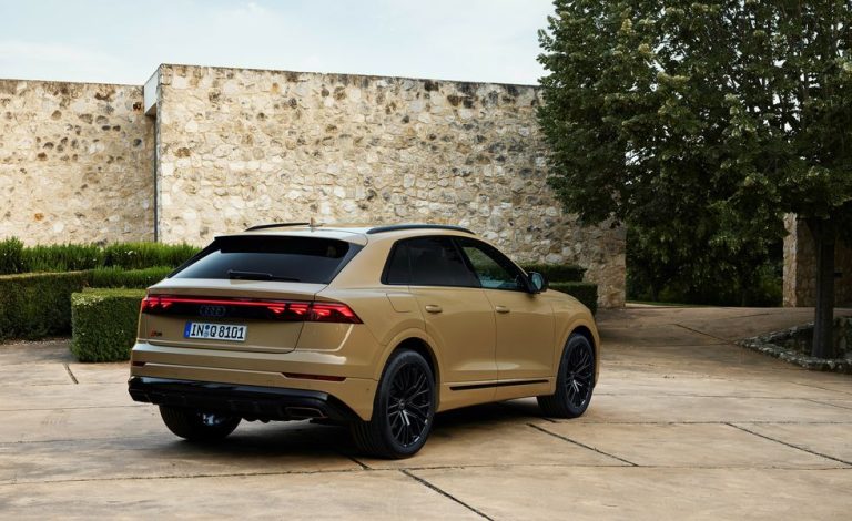 Audi’s Q8 and SQ8 models with V-8 engines will look smaller and have new LED lights in 2024