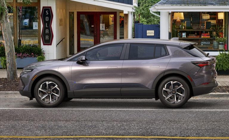 The price range for the 2024 Chevy Equinox EV is $34,995 to $52,395