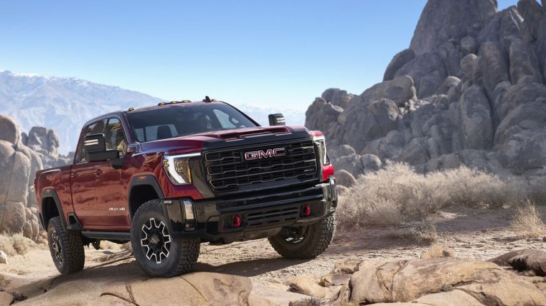 With the 2024 GMC Sierra 2500HD AT4X, you can play after work