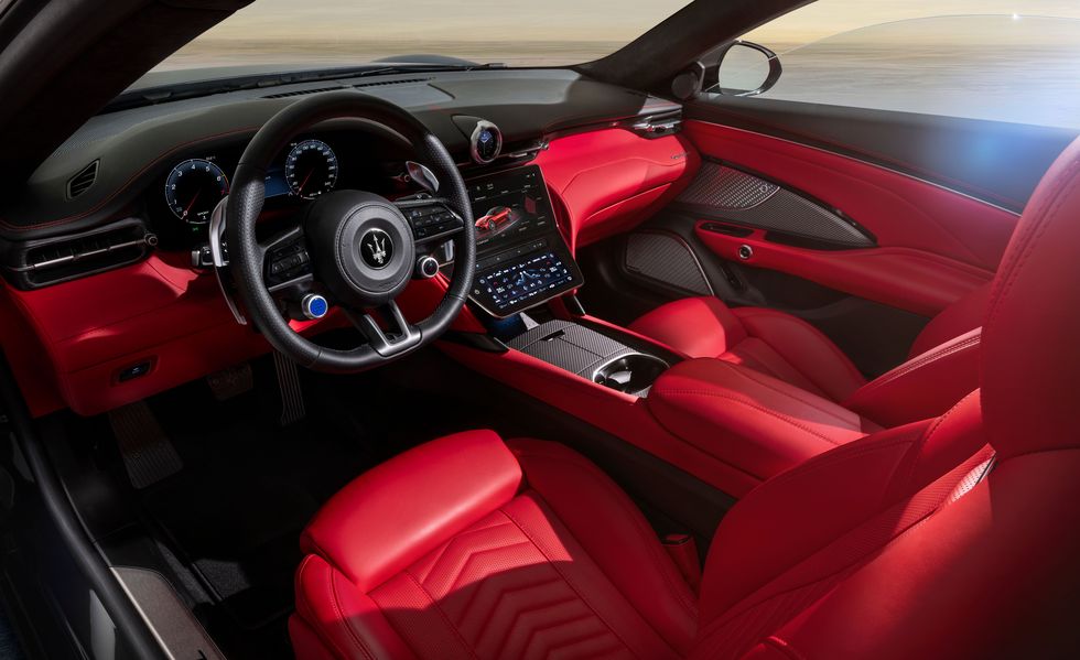 The beautiful 2024 Maserati GranCabrio is a droptop with 542 horsepower and all-wheel drive