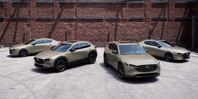 Mazda cars for 2024 now come in a Brown-on-Brown Carbon Turbo Edition