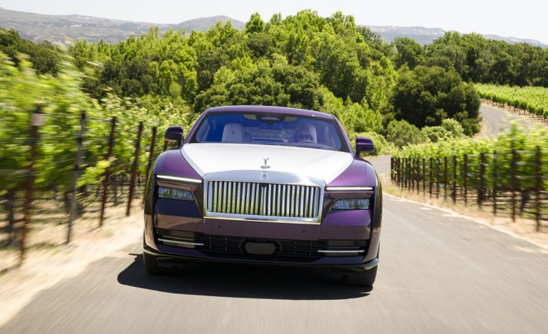 The 2024 Rolls-Royce Spectre electric car has an average range