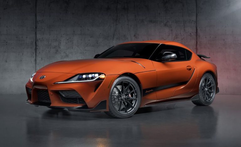 The 2024 Toyota Supra 45th Anniversary Edition will have a large wing