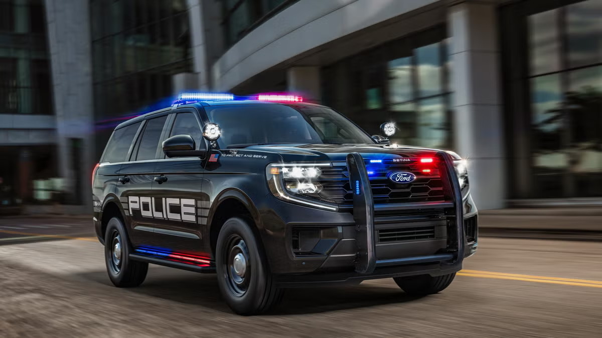 The 2025 Ford Expedition SSV Is A Brand-New Police Van That Is Ready To Go