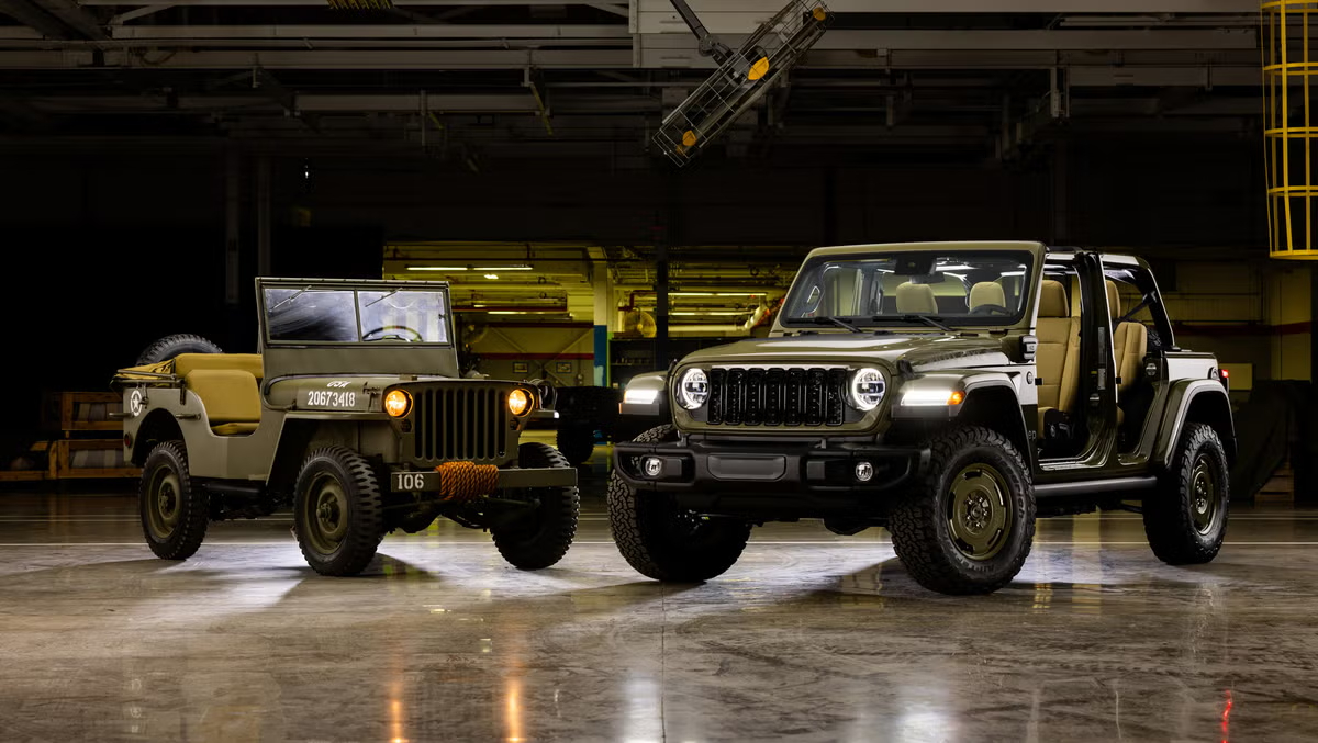 2025 Jeep Wrangler 4xe Willys '41 Honors Patriotism With Plug-In Power