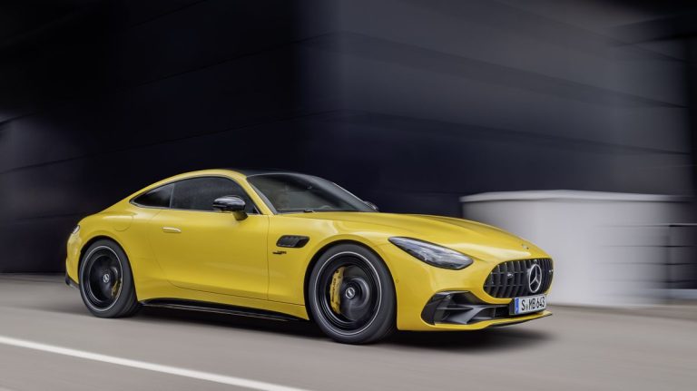 Four16 horsepower is made by the 2025 Mercedes-AMG GT43’s rear-wheel drive setup