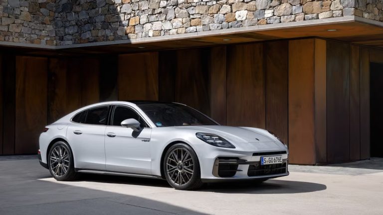 The larger battery in the 2025 Porsche Panamera Turbo S E-Hybrid produces 771 horsepower