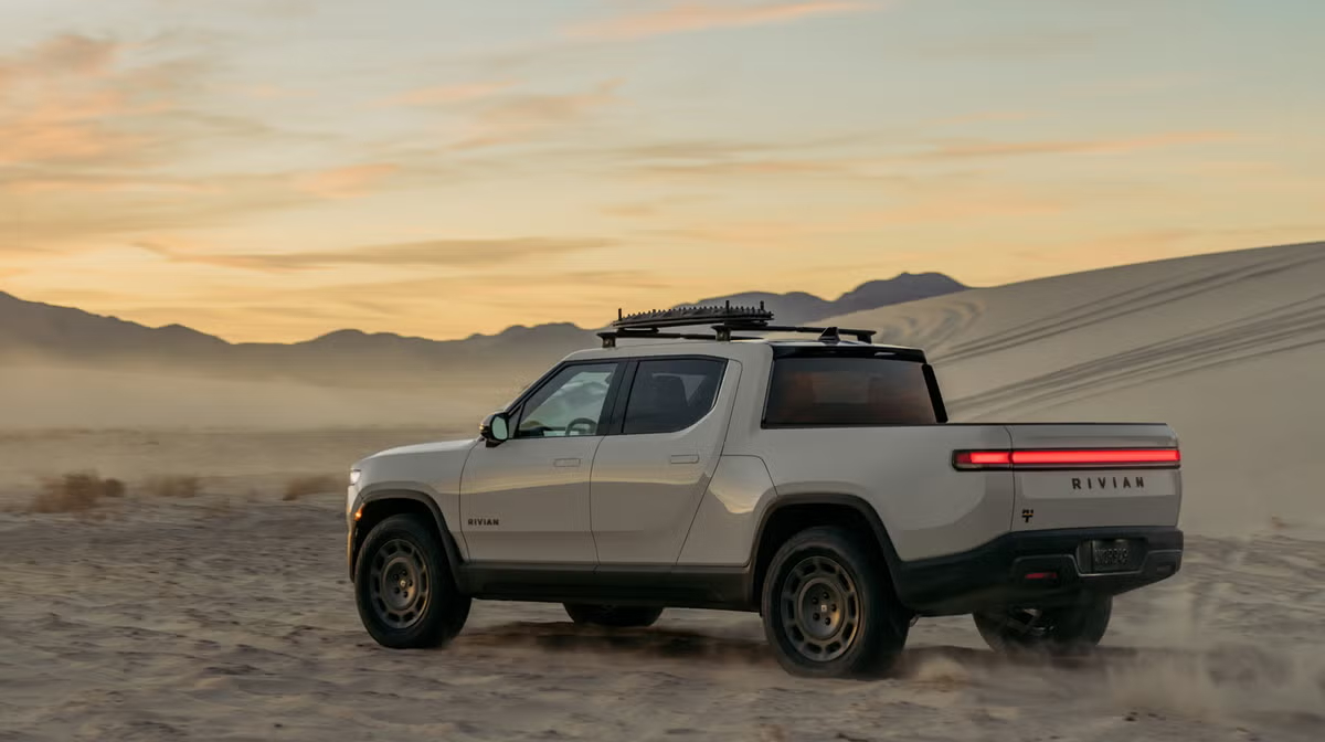 The 2025 Rivian R1T And R1S California Dune Editions Would Work Well In The Desert