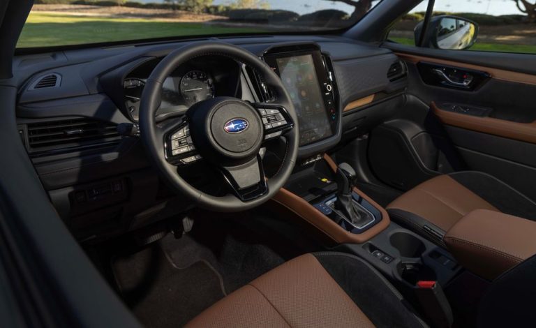 The outside of the 2025 Subaru Forester is different, but the inside is the same