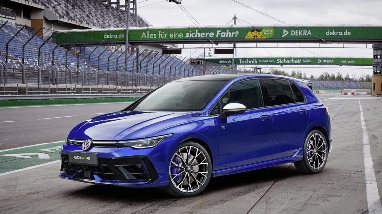 VW Golf R 2025 was shown off with more horsepower and a new black version