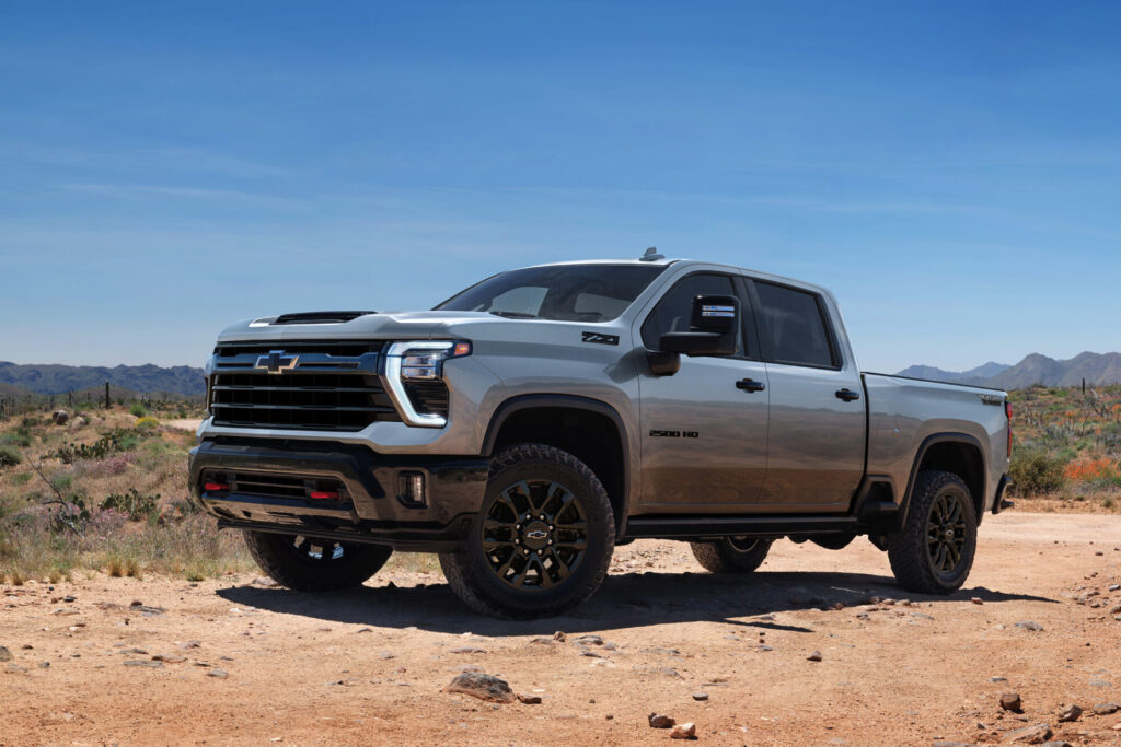 2026 Chevrolet Silverado 2500 HD shown in desert terrain for Chevrolet Silverado Review