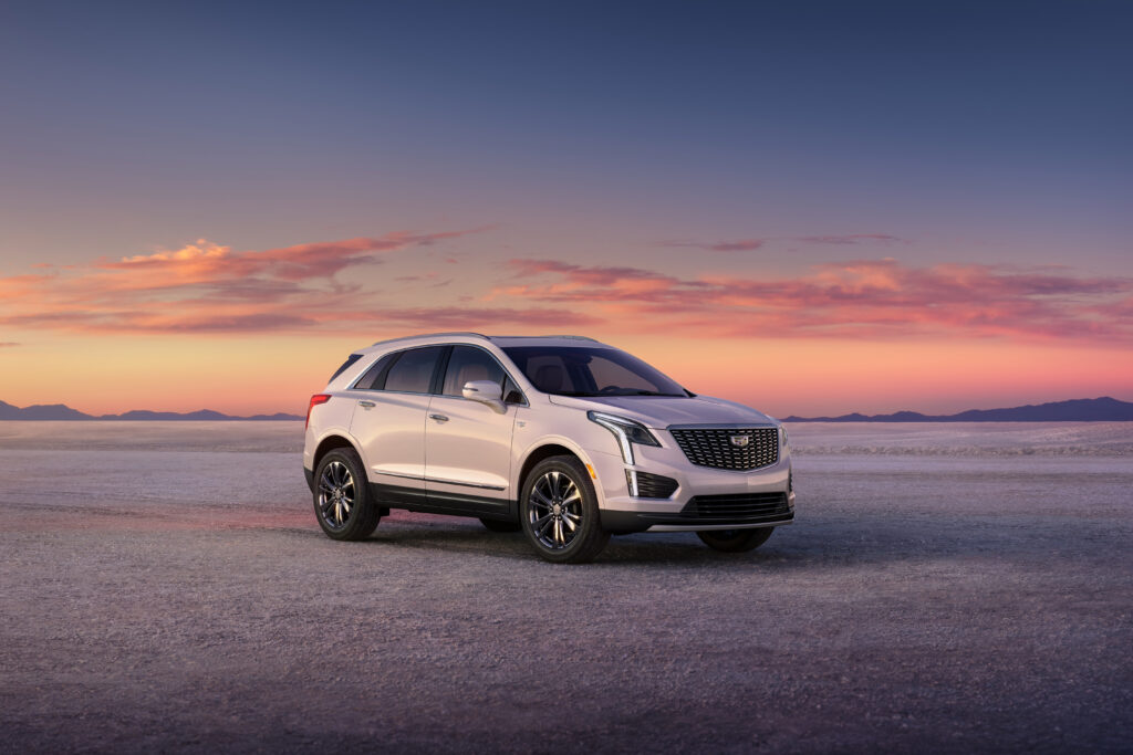 2026 Cadillac XT5 Sport AWD in Shadow Metallic exterior color