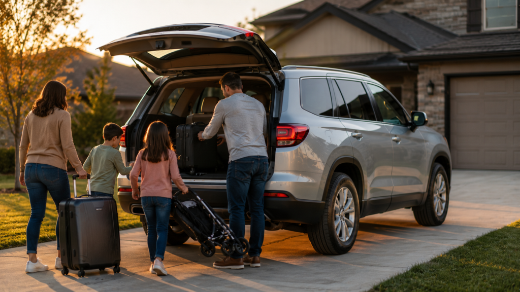 Best 3 row SUV for families with spacious cargo area