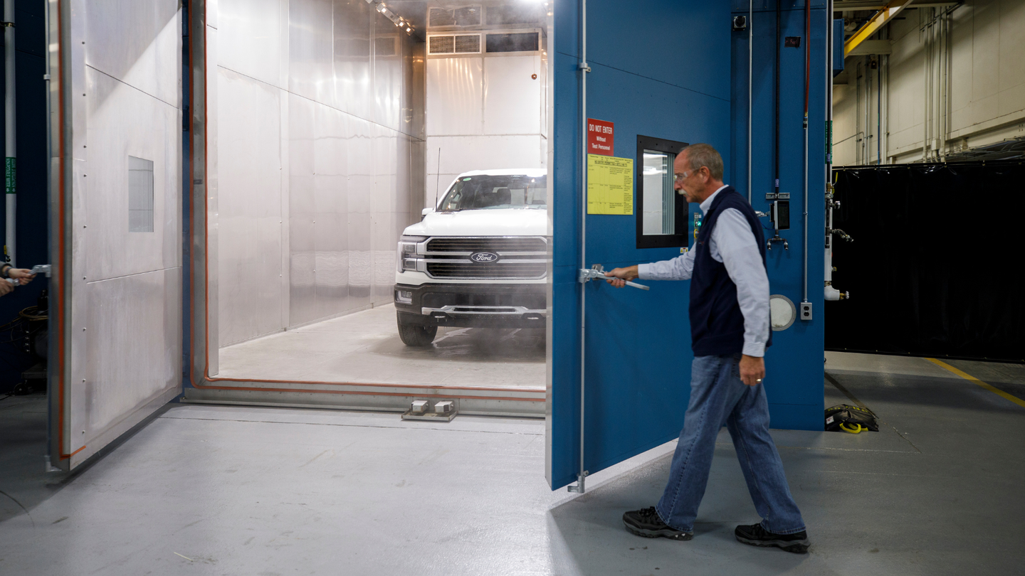 Ford tests their badges under harsh conditions to make sure they last as long as their cars