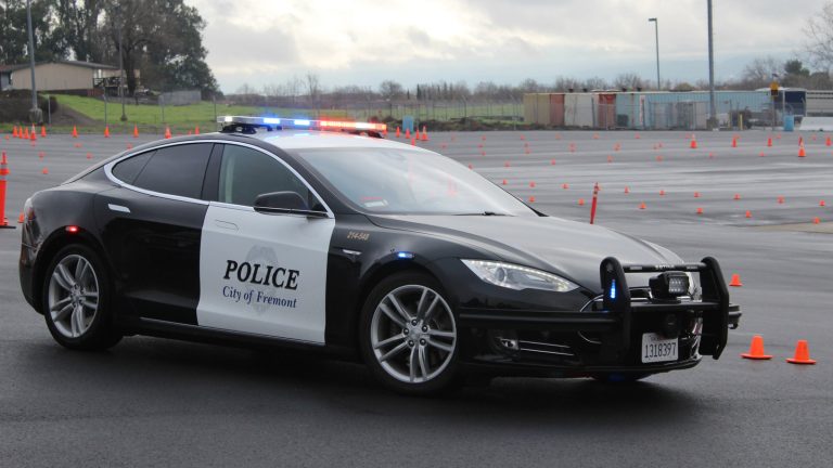 Gas-powered police cars in California are being replaced with Teslas that have been changed