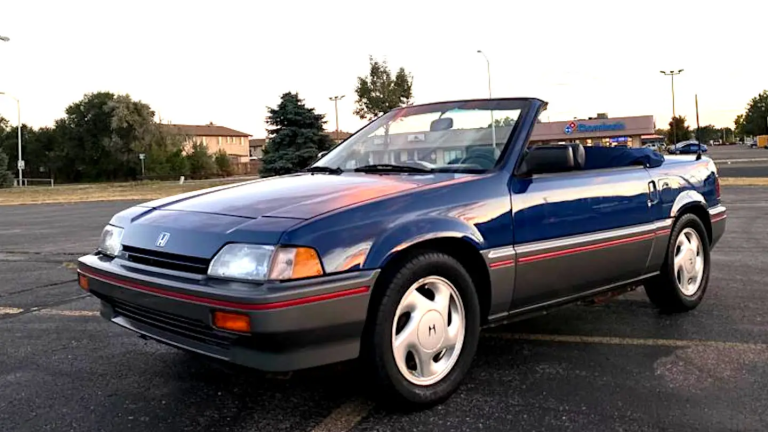 This strange Honda CRX convertible is for sale but needs some work