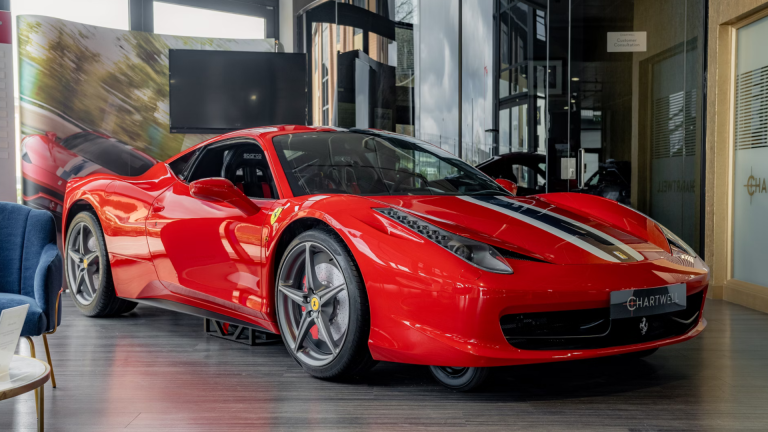 This amazing race simulator is built into a real Ferrari 458 and could be yours