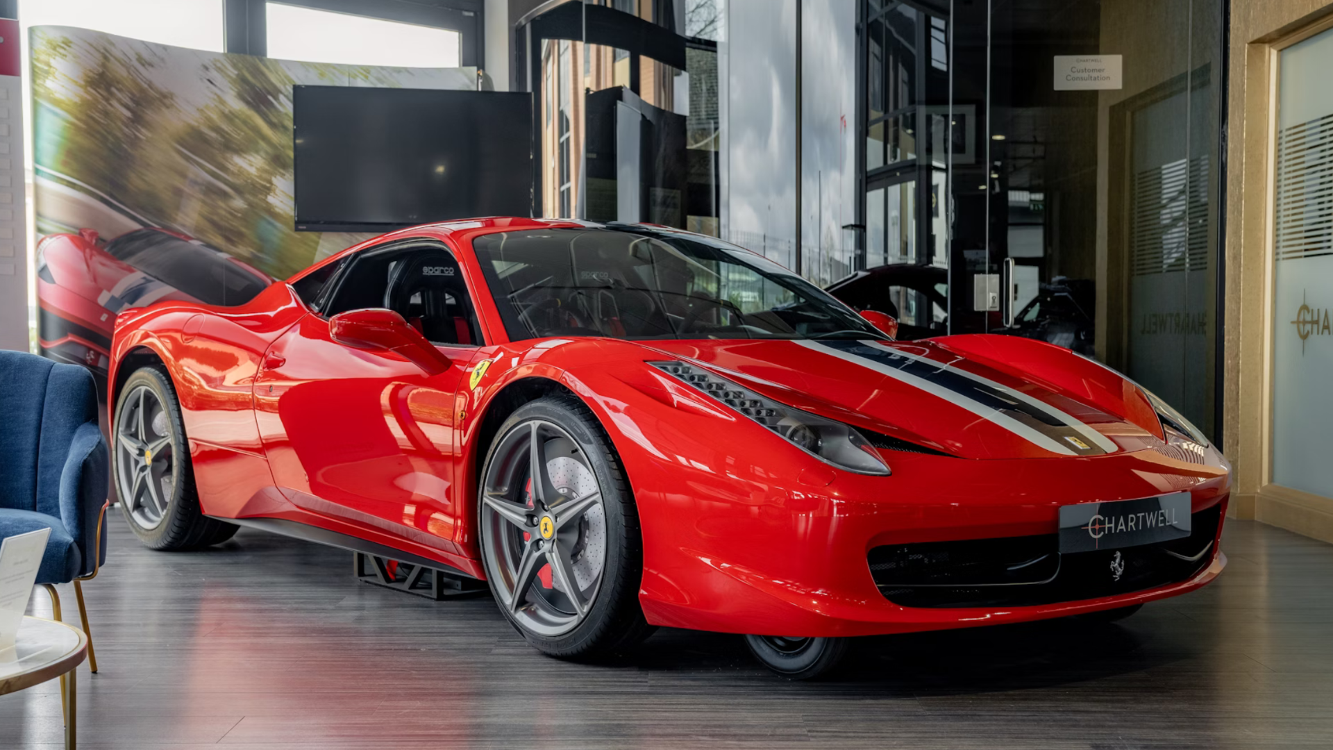 This amazing race simulator is built into a real Ferrari 458 and could be yours 