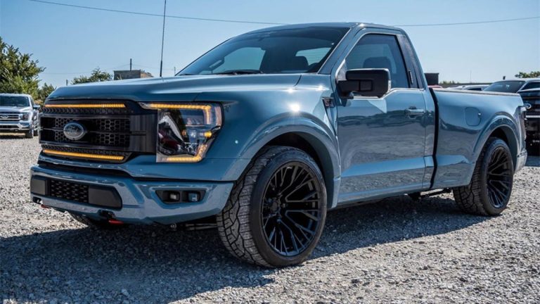 Ford Won’t Let Dealers Make Widebody Cars in 2023 Ford F-150 Street Truck with One Cab