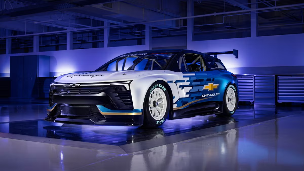 The Chevy Blazer EV.R Is The First Electric Nascar Concept Car From Chevrolet