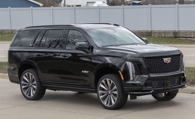 A screen that spans the dashboard was seen on the 2025 Cadillac Escalade V