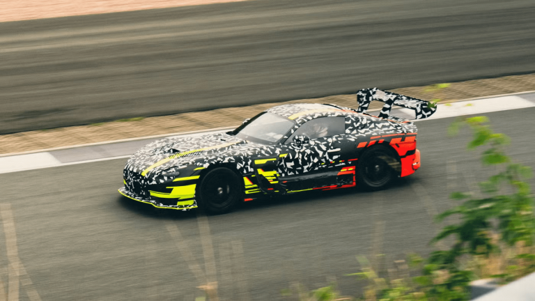 During Tests, The Mercedes-AMG GT Track Sport Shows Off Its Mean Design