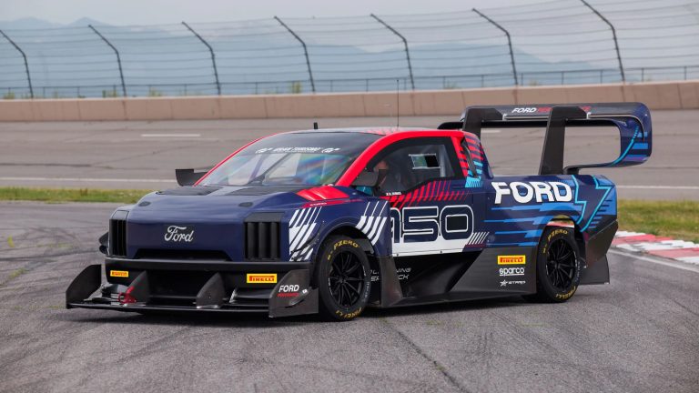 How does that Ford F-150 Lightning SuperTruck look at Pikes Peak?