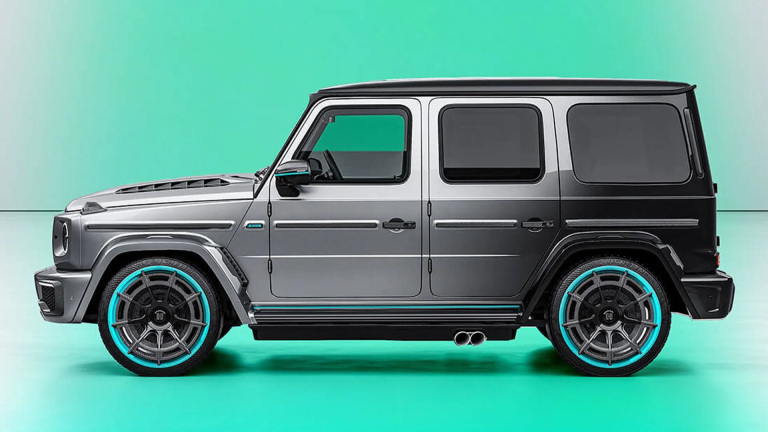 This 1,048-HP Mercedes G-Wagen Featuring An AMG One Steering Wheel Pays Tribute To The F1 GOAT