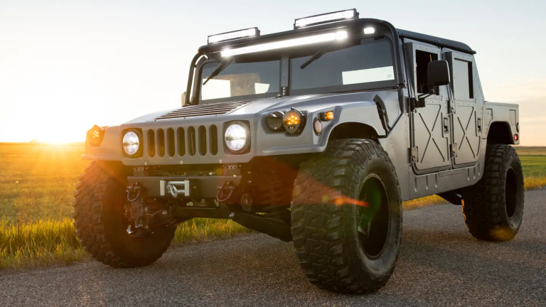 This “cyber-Hummer” H1 electric car could crush this GMC Hummer EV off-road