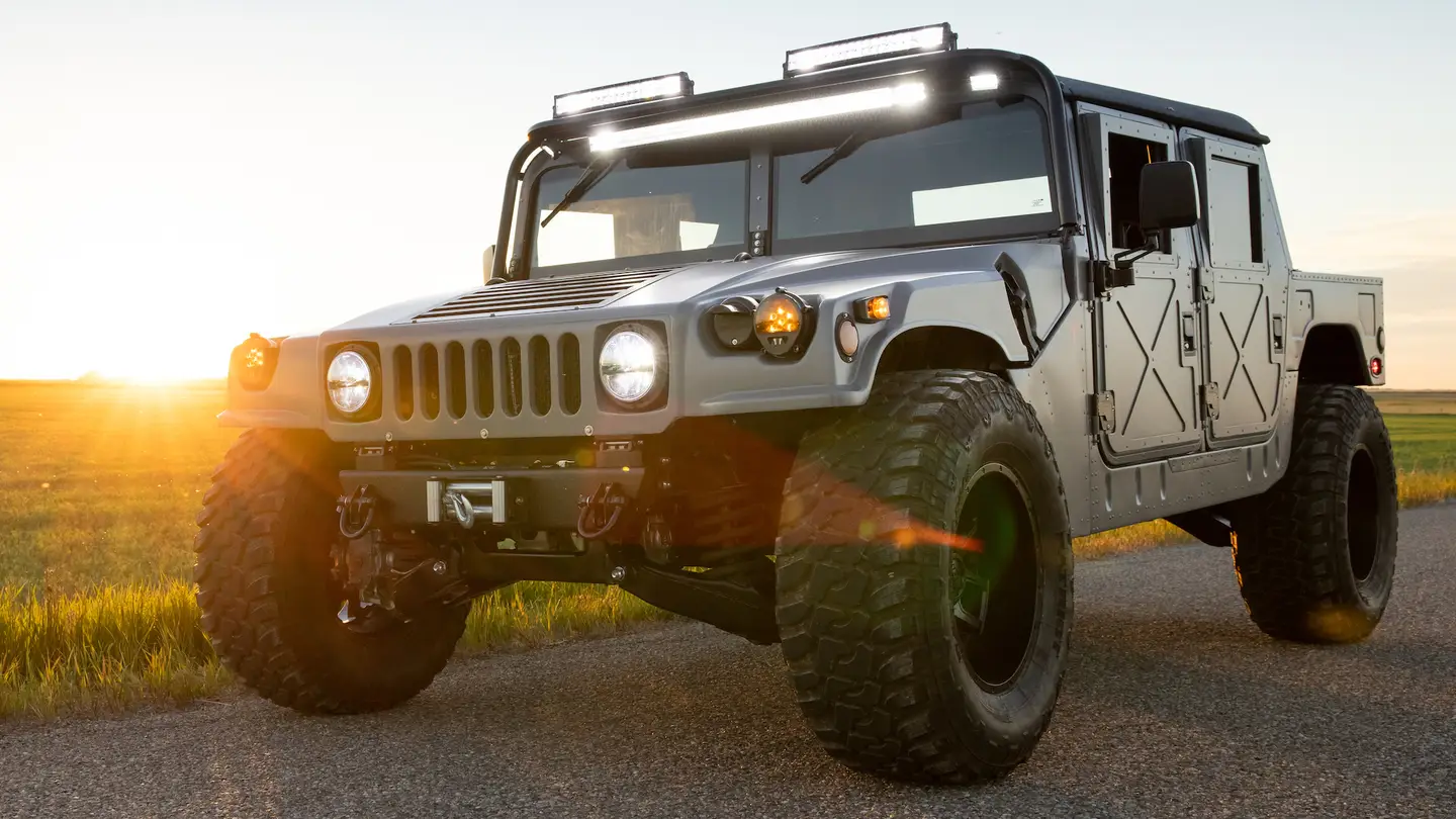 This "cyber-Hummer" H1 electric car could crush this GMC Hummer EV off-road 