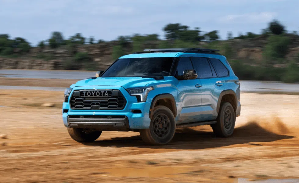 In 2026, Toyota Will Paint The Tundra And Sequoia An Eye-Catching Blue Color