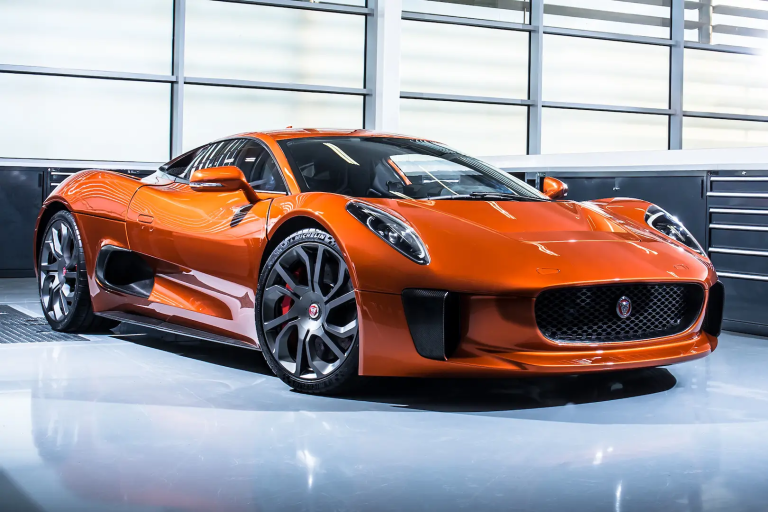 The Jaguar C-X75 Hypercar can now be driven on public roads after a custom conversion