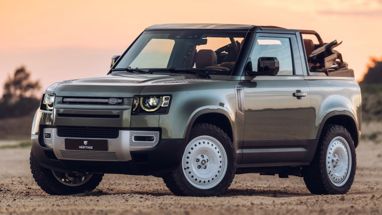 Jeeps with style, custom Land Rover Defender 90 Convertibles are like that