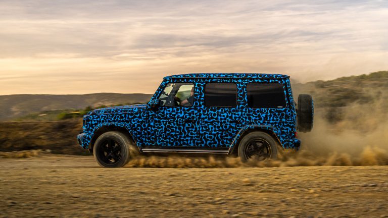 A charming off-road electric Mercedes-Benz “Baby” G-Wagen